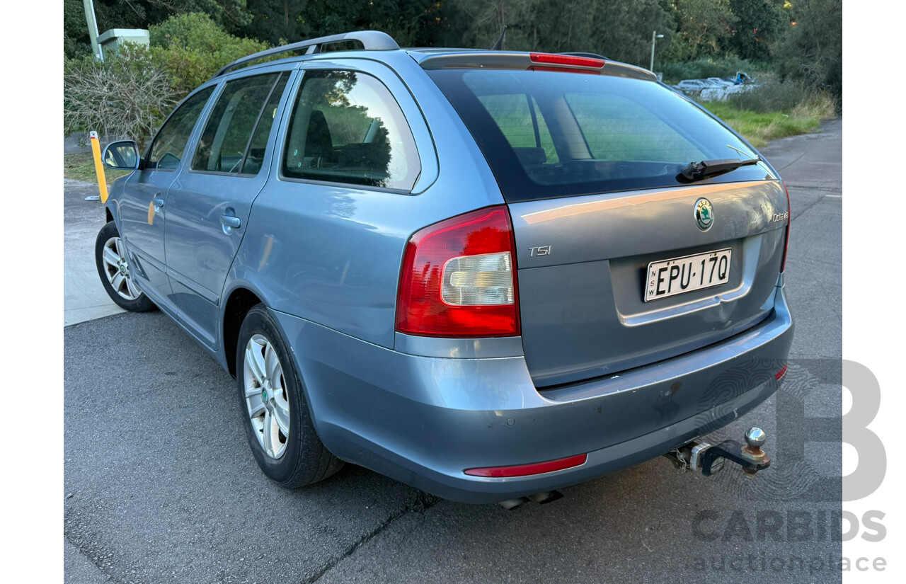 06/2012 Skoda Octavia 90 TSI FWD 1Z MY12 4D Wagon Blue 1.4L