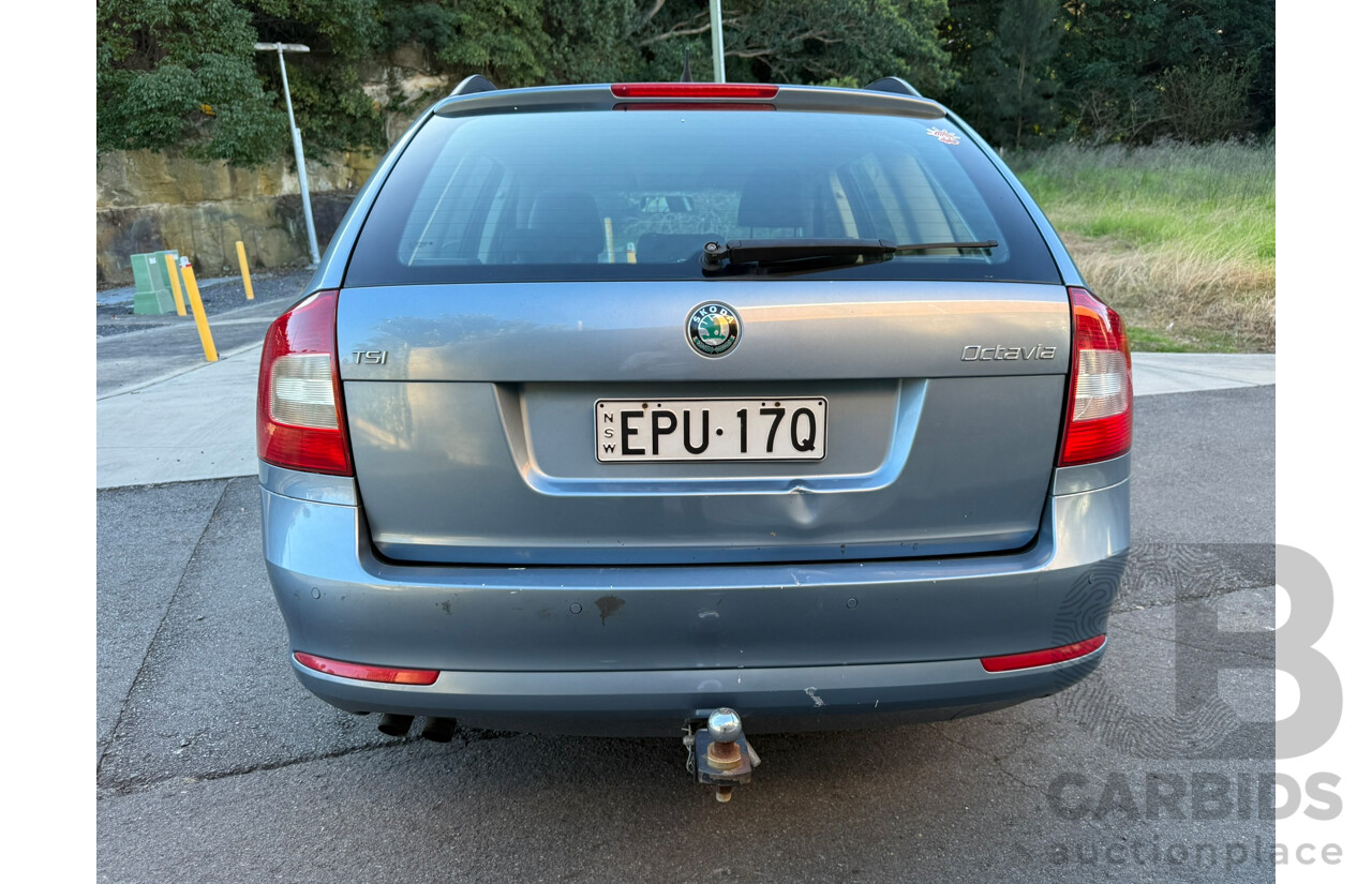 06/2012 Skoda Octavia 90 TSI FWD 1Z MY12 4D Wagon Blue 1.4L