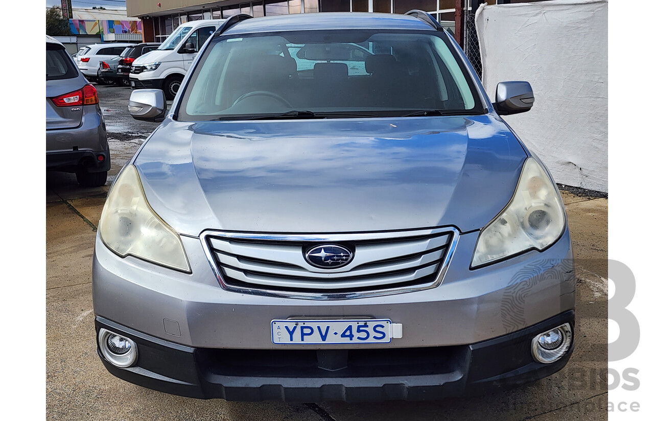 07/2010 Subaru Outback 2.5i MY10 4d Wagon Silver 2.5L