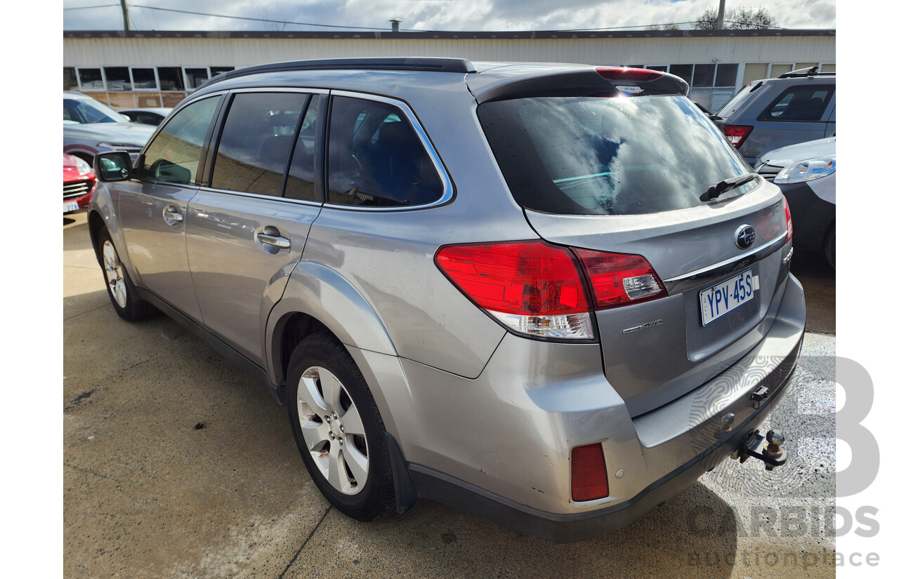 07/2010 Subaru Outback 2.5i MY10 4d Wagon Silver 2.5L