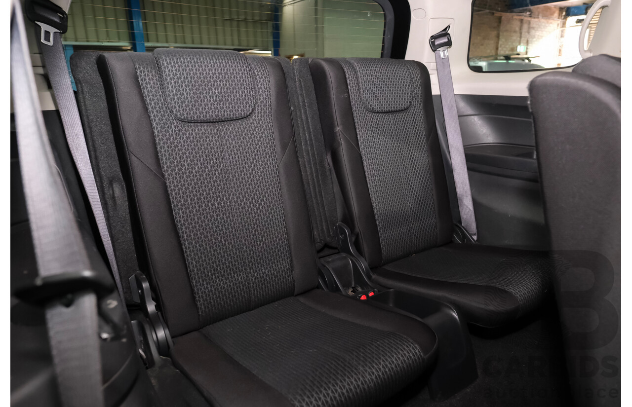 03/2016 Isuzu Mu-X LS-U (4x2) UC MY15 4d Wagon Black 7 seater Turbo Diesel 3.0L