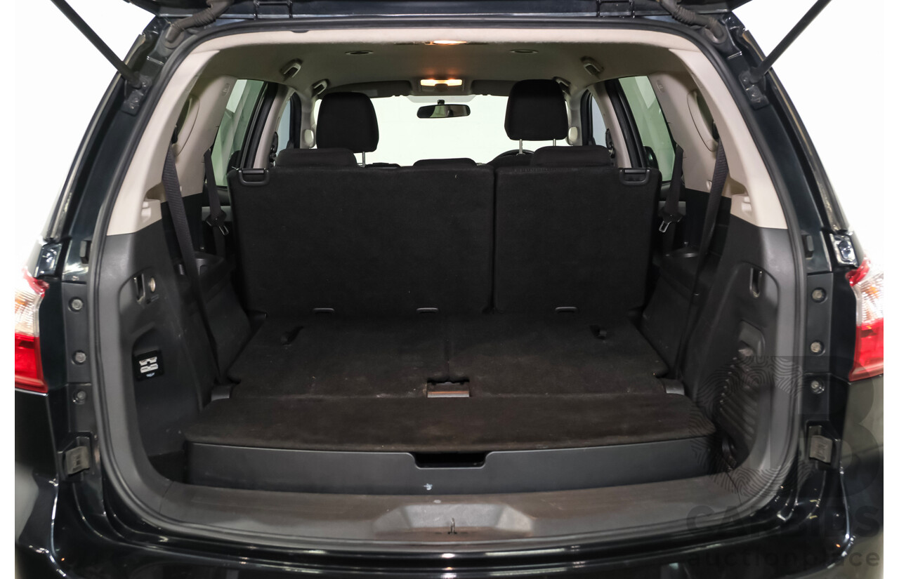 03/2016 Isuzu Mu-X LS-U (4x2) UC MY15 4d Wagon Black 7 seater Turbo Diesel 3.0L