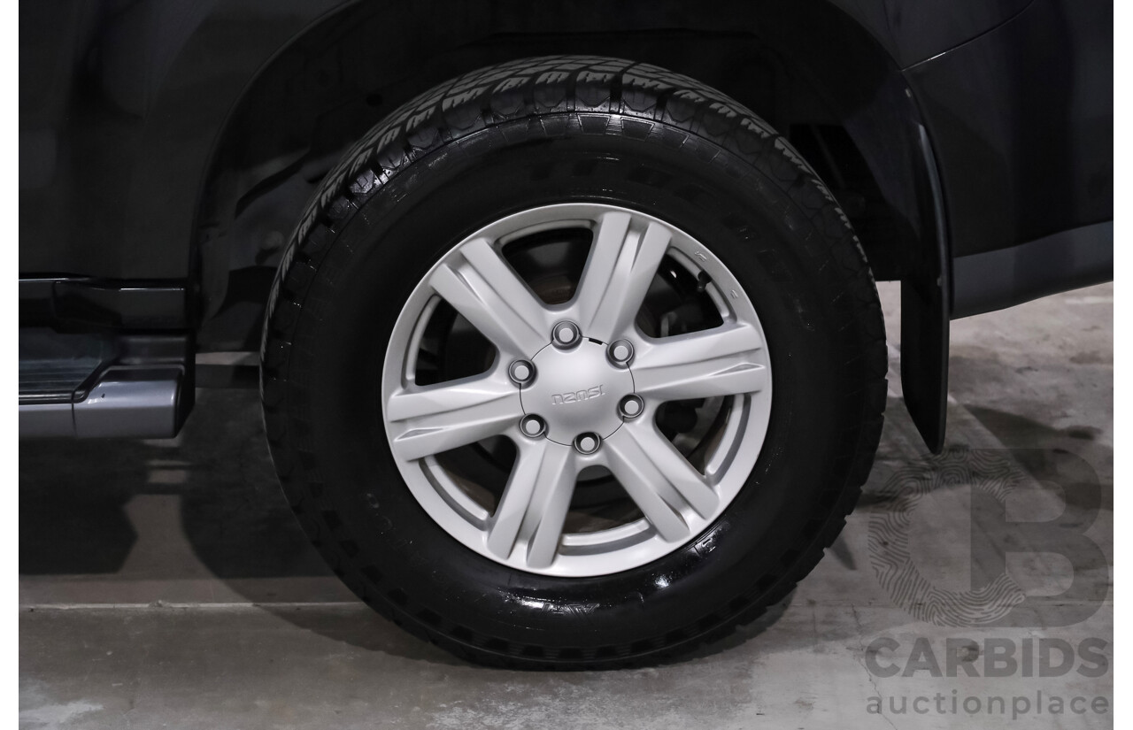 03/2016 Isuzu Mu-X LS-U (4x2) UC MY15 4d Wagon Black 7 seater Turbo Diesel 3.0L