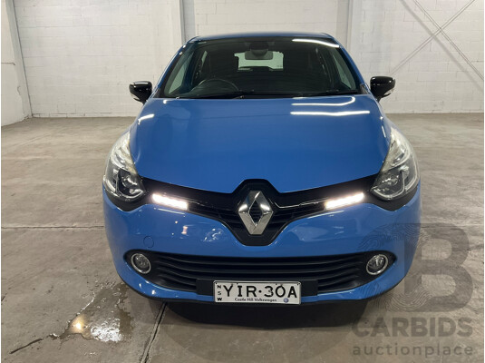 1663798 · 11/2015 Renault Clio Expression X98 5D Hatchback Blue Turbo 1.2L