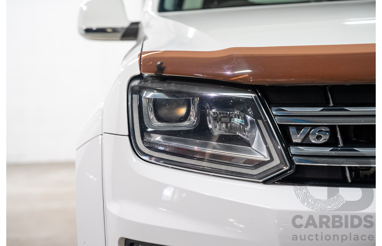 04/2018 Volkswagen Amarok V6 TDI 550 Highline 4x4 2H MY18 Dual Cab Utility Candy White Turbo Diesel 3.0L