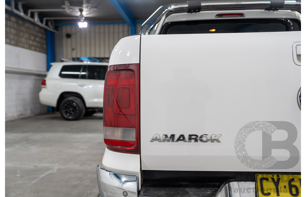 04/2018 Volkswagen Amarok V6 TDI 550 Highline 4x4 2H MY18 Dual Cab Utility Candy White Turbo Diesel 3.0L