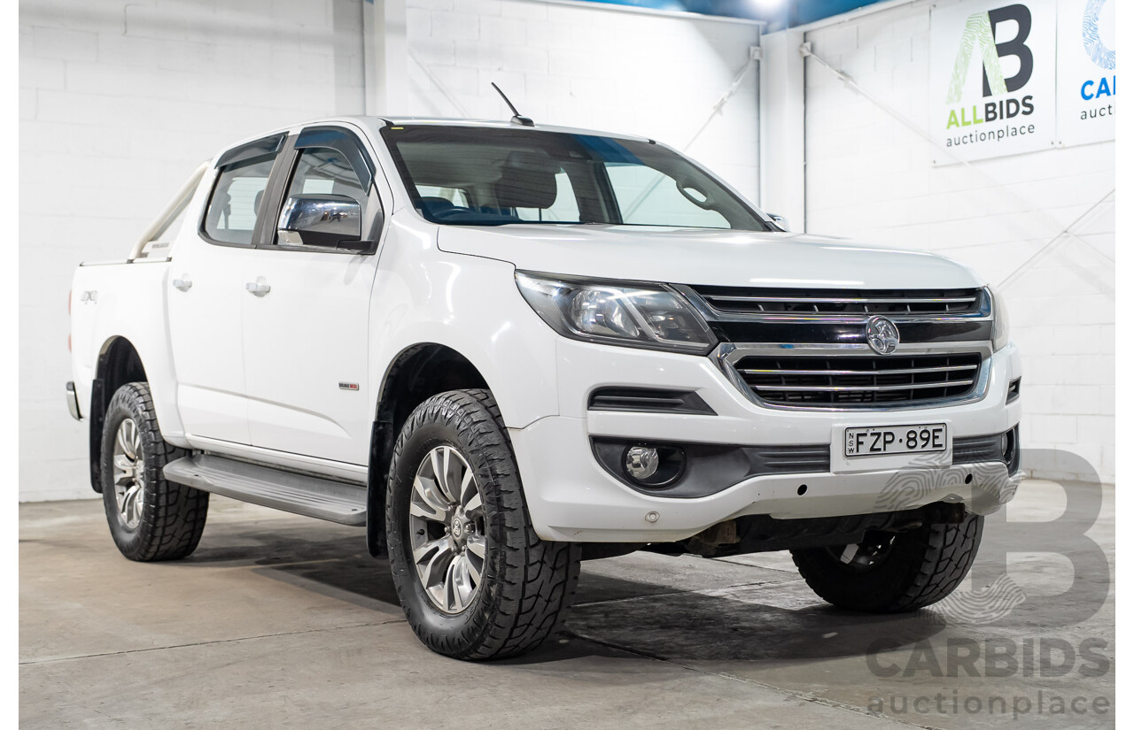 10/2016 Holden Colorado LTZ (4x4) RG MY17 Crew Cab P/Up White Turbo Diesel 2.8L