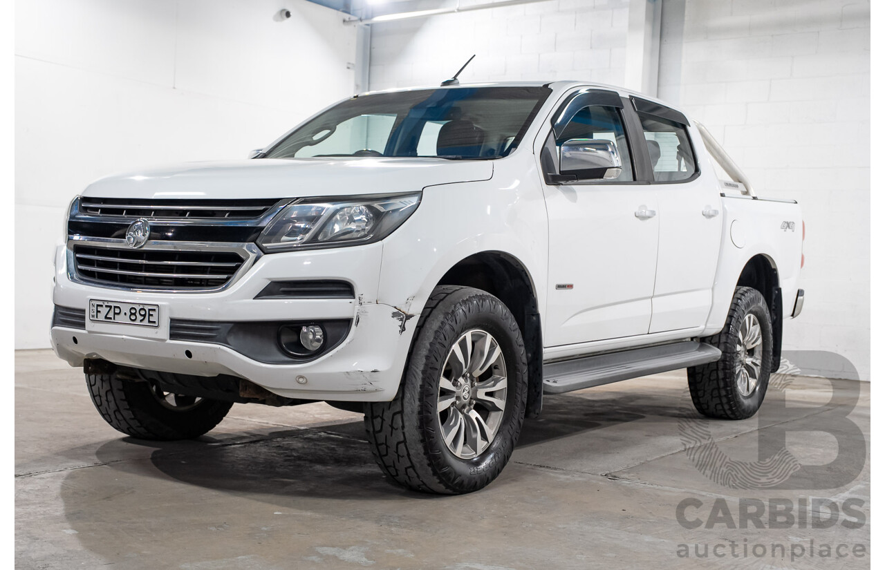 10/2016 Holden Colorado LTZ (4x4) RG MY17 Crew Cab P/Up White Turbo Diesel 2.8L