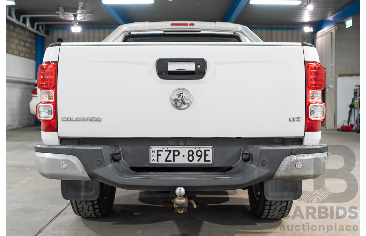 10/2016 Holden Colorado LTZ (4x4) RG MY17 Crew Cab P/Up White Turbo Diesel 2.8L