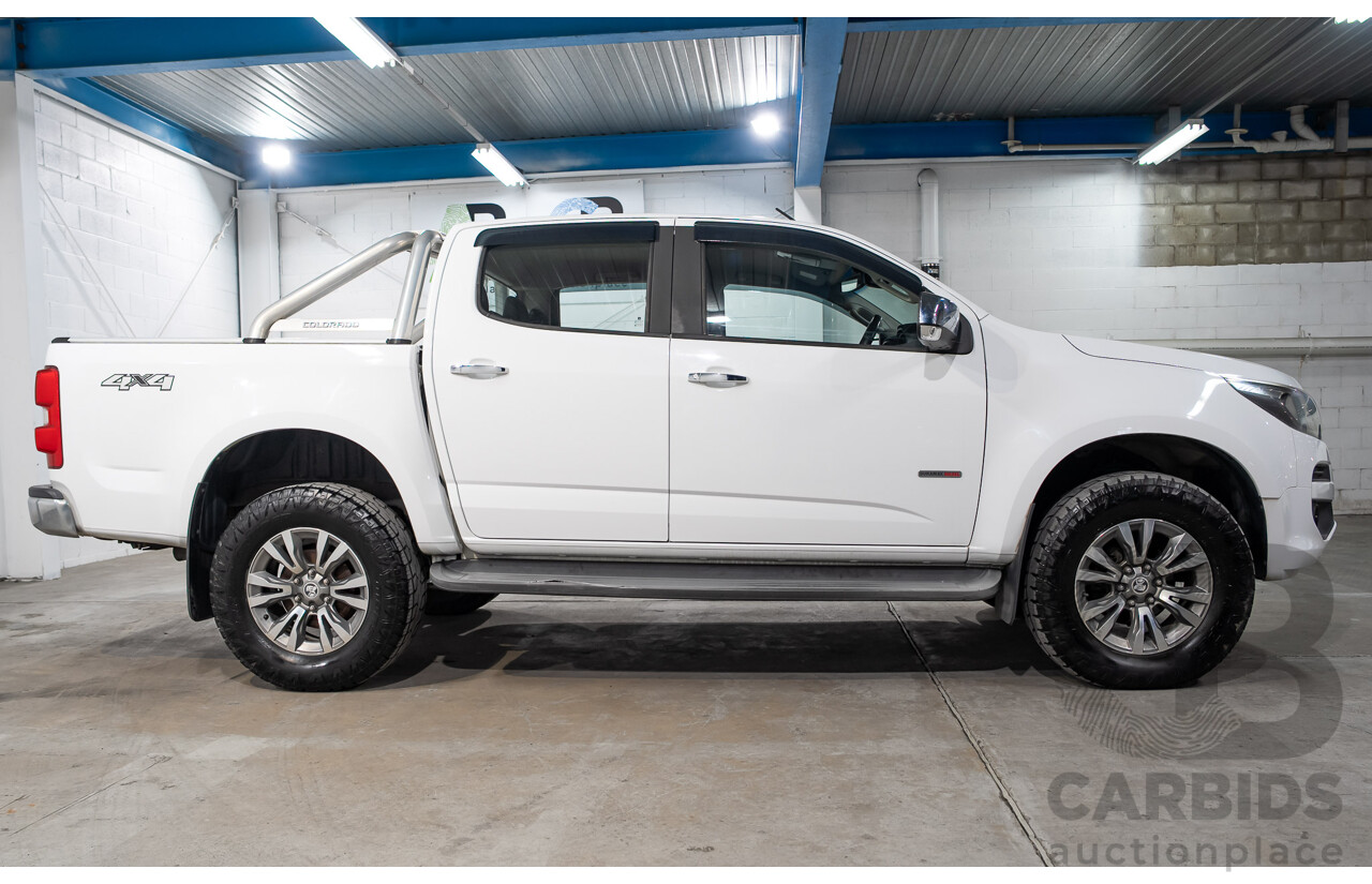 10/2016 Holden Colorado LTZ (4x4) RG MY17 Crew Cab P/Up White Turbo Diesel 2.8L