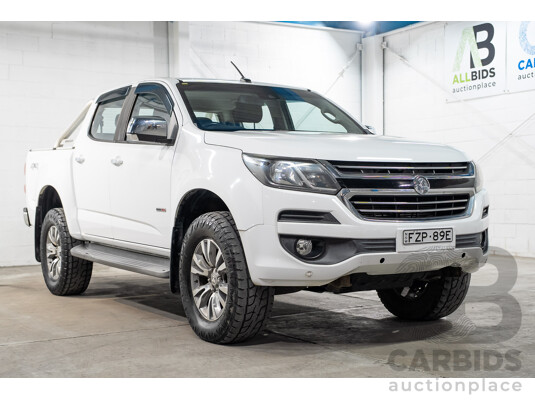 10/2016 Holden Colorado LTZ (4x4) RG MY17 Crew Cab P/Up White Turbo Diesel 2.8L