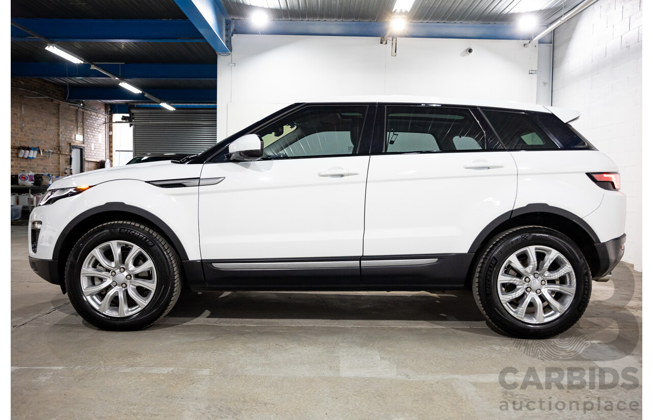 01/2018 Range Rover Evoque TD4 SE AWD LV MY18 5d Wagon Fuji White Turbo Diesel 2.0L