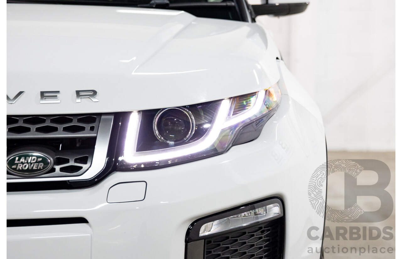 01/2018 Range Rover Evoque TD4 SE AWD LV MY18 5d Wagon Fuji White Turbo Diesel 2.0L