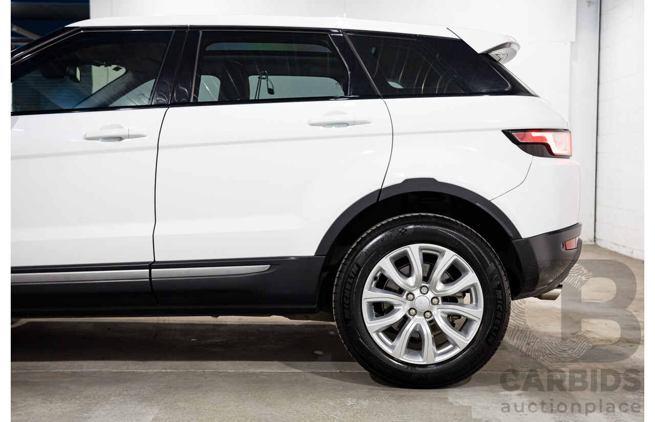 01/2018 Range Rover Evoque TD4 SE AWD LV MY18 5d Wagon Fuji White Turbo Diesel 2.0L