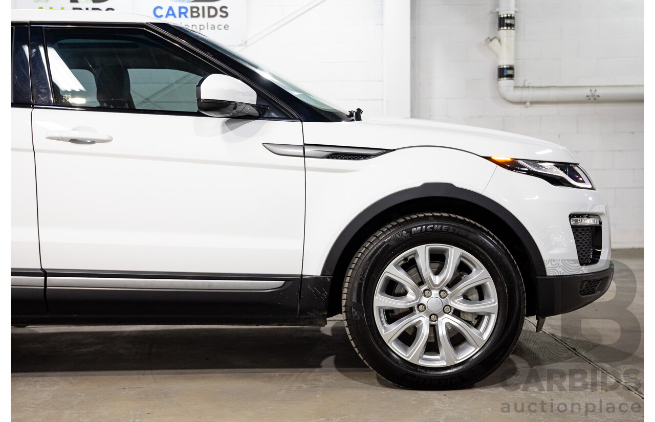 01/2018 Range Rover Evoque TD4 SE AWD LV MY18 5d Wagon Fuji White Turbo Diesel 2.0L