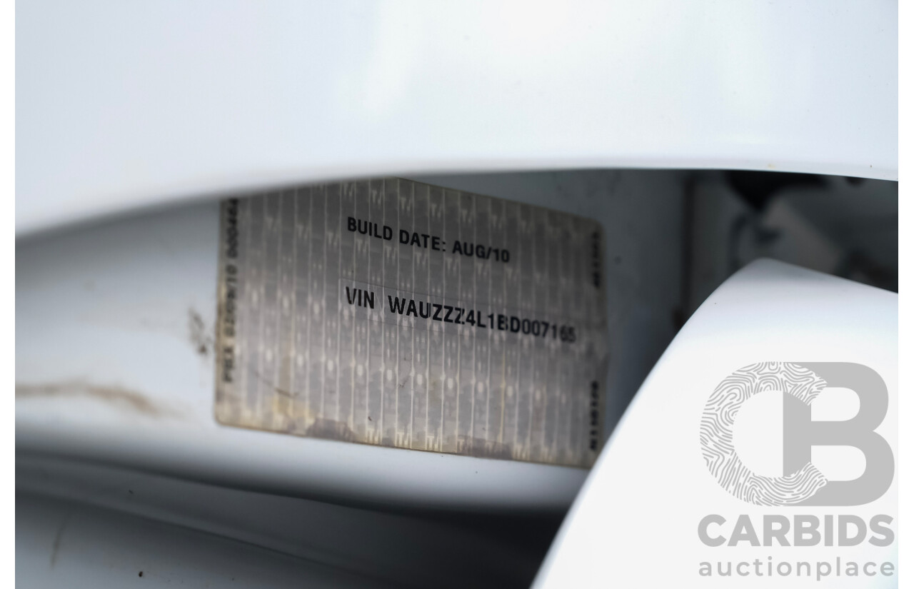 11/2010 Audi Q7 4.2 TDI Quattro AWD MY11 4d Wagon White Twin Turbo diesel 4.1L