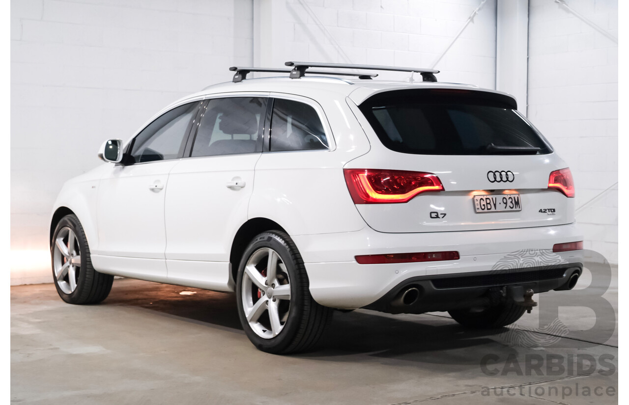 11/2010 Audi Q7 4.2 TDI Quattro AWD MY11 4d Wagon White Twin Turbo diesel 4.1L