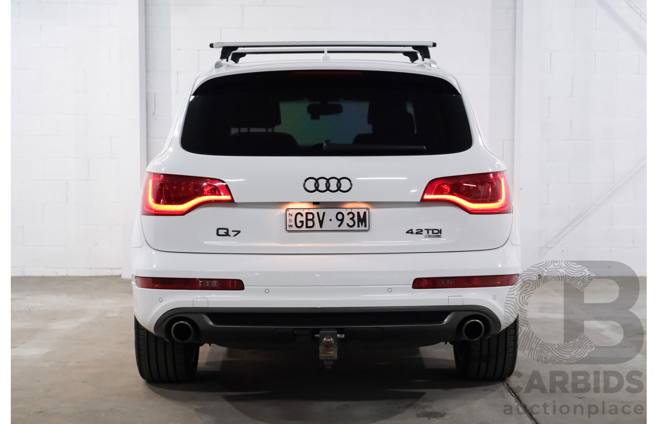 11/2010 Audi Q7 4.2 TDI Quattro AWD MY11 4d Wagon White Twin Turbo diesel 4.1L