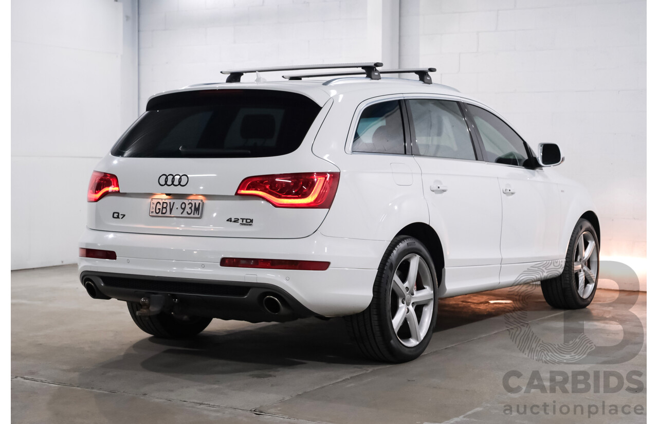 11/2010 Audi Q7 4.2 TDI Quattro AWD MY11 4d Wagon White Twin Turbo diesel 4.1L