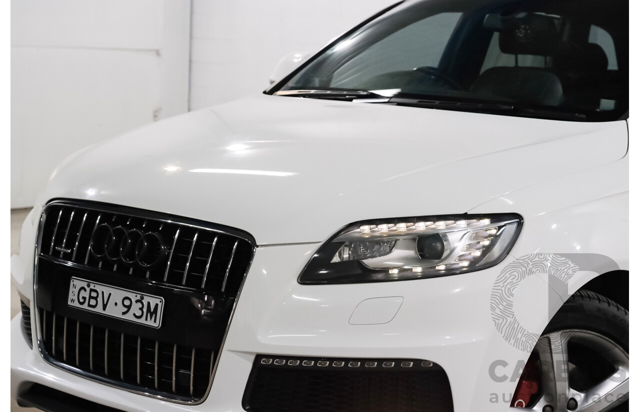 11/2010 Audi Q7 4.2 TDI Quattro AWD MY11 4d Wagon White Twin Turbo diesel 4.1L