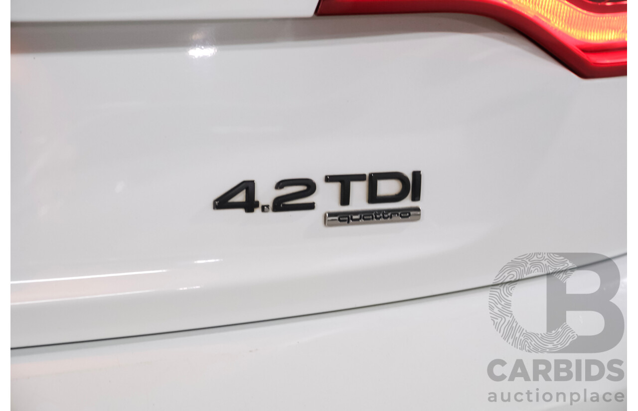 11/2010 Audi Q7 4.2 TDI Quattro AWD MY11 4d Wagon White Twin Turbo diesel 4.1L