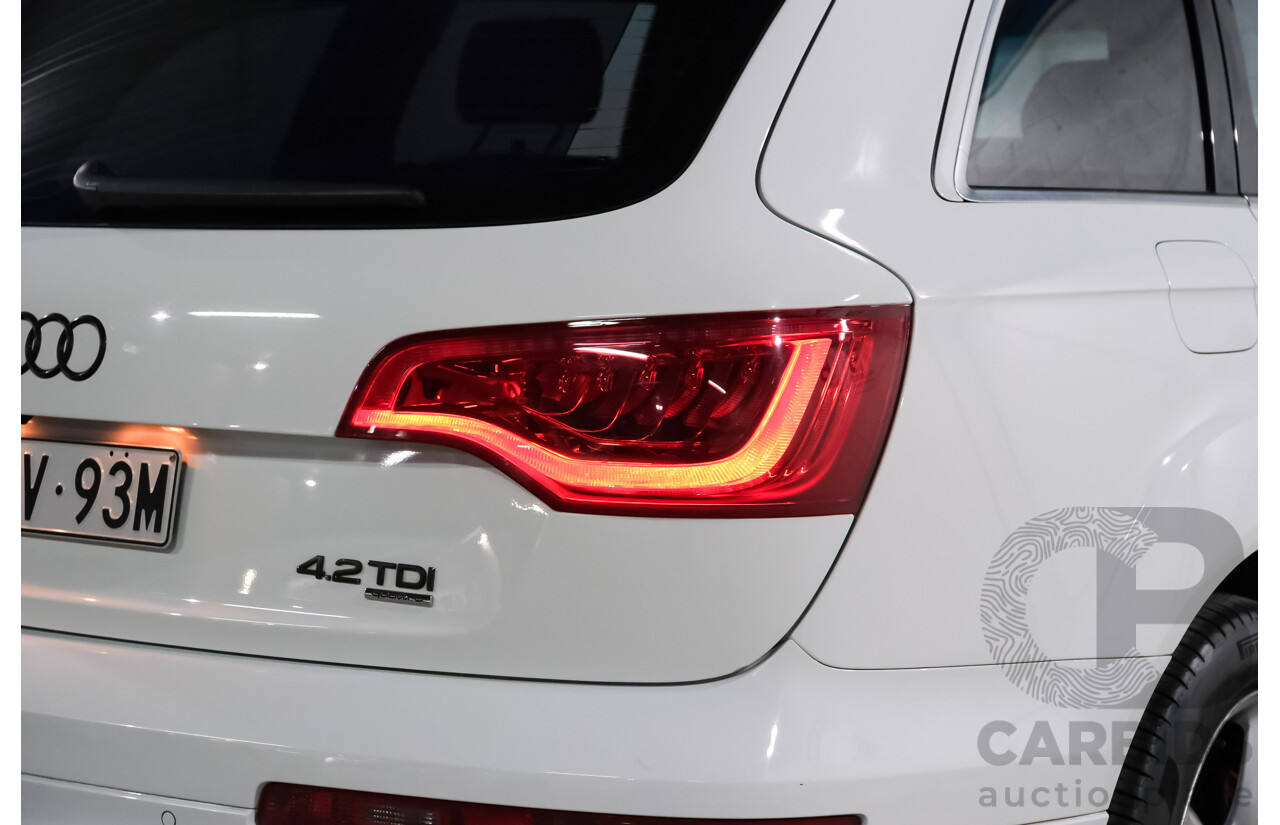11/2010 Audi Q7 4.2 TDI Quattro AWD MY11 4d Wagon White Twin Turbo diesel 4.1L