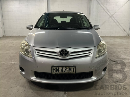 10/2011 Toyota Corolla Ascent Sport ZRE152R MY11 5d Hatchback Silver 1.8L