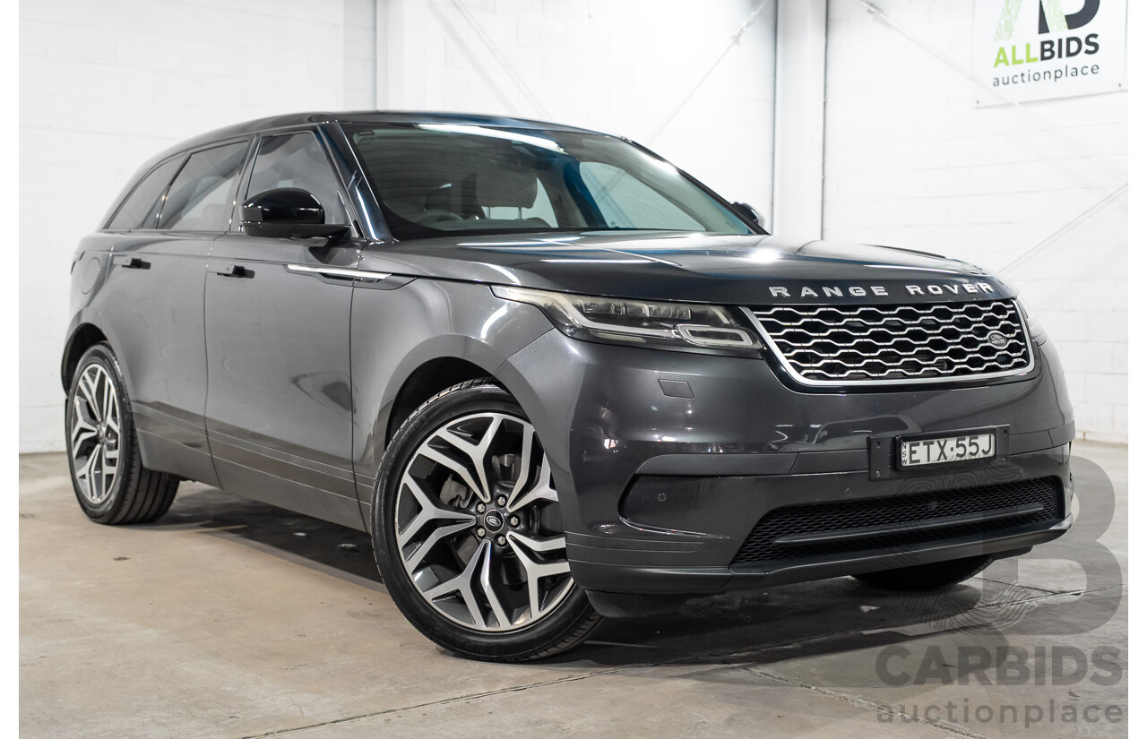 12/2017 Range Rover Velar D300 S AWD MY18 4d Wagon Storm Grey Metallic Turbo Diesel 3.0L