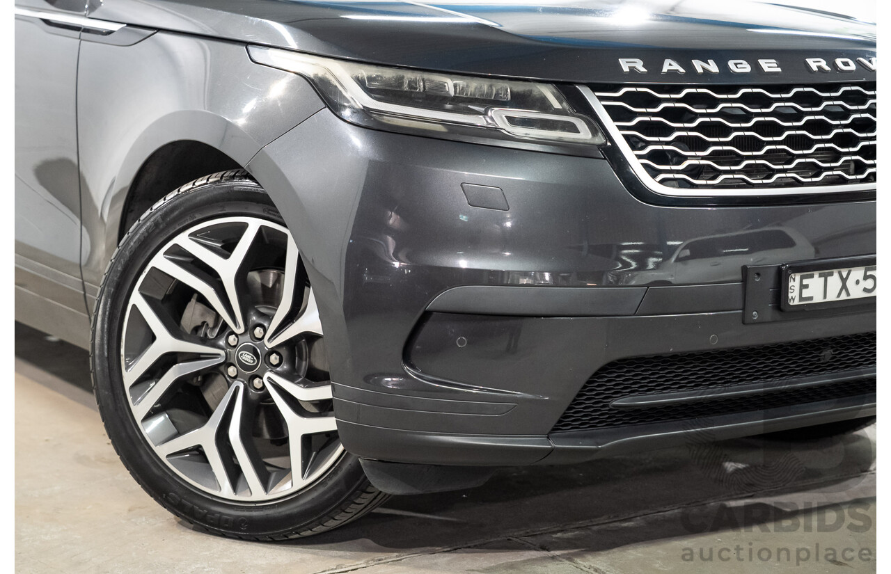 12/2017 Range Rover Velar D300 S AWD MY18 4d Wagon Storm Grey Metallic Turbo Diesel 3.0L