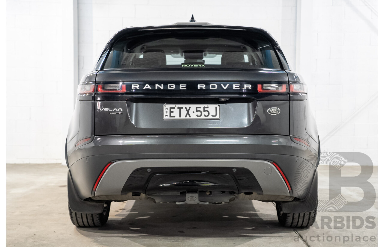 12/2017 Range Rover Velar D300 S AWD MY18 4d Wagon Storm Grey Metallic Turbo Diesel 3.0L
