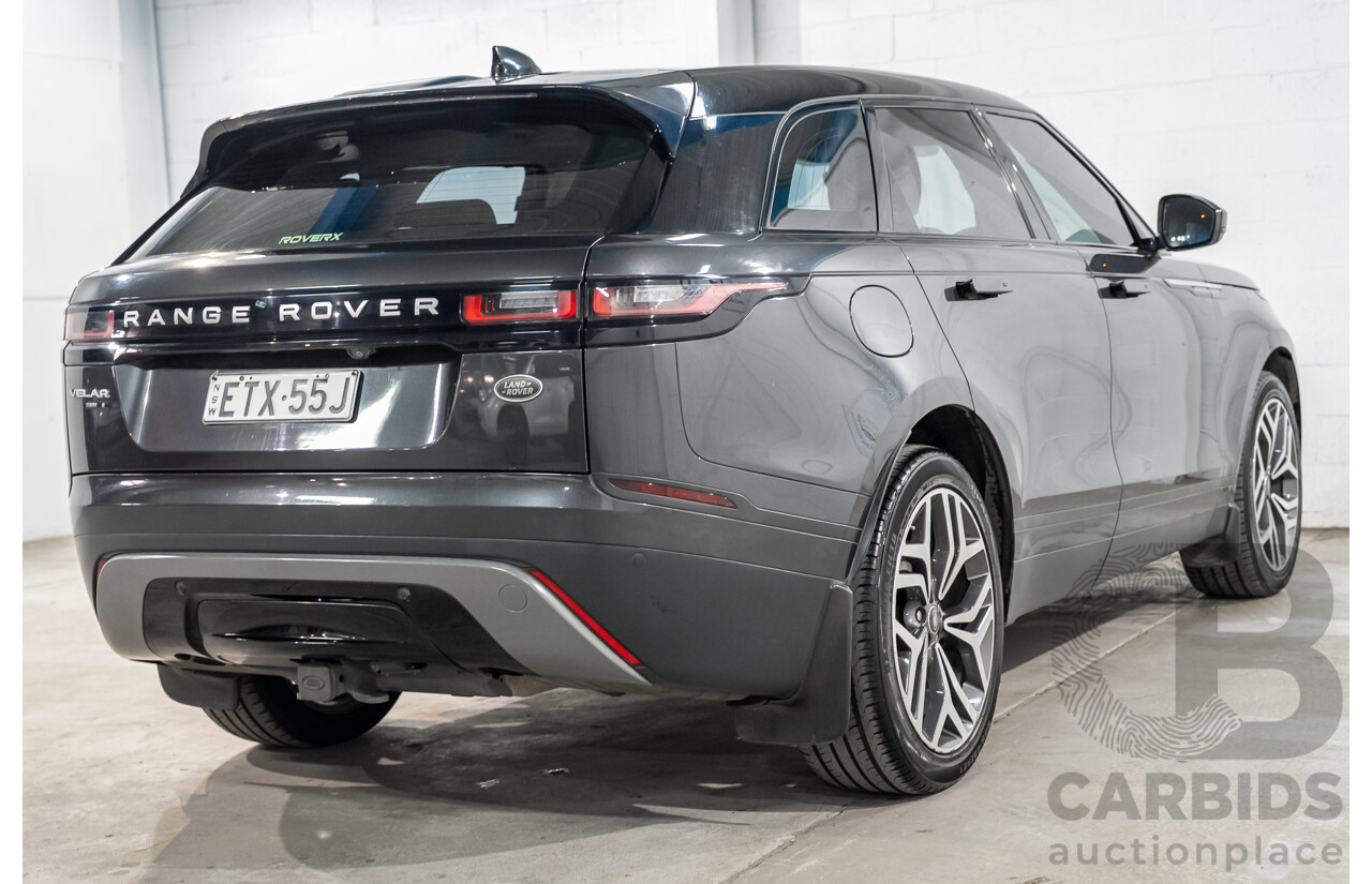 12/2017 Range Rover Velar D300 S AWD MY18 4d Wagon Storm Grey Metallic Turbo Diesel 3.0L