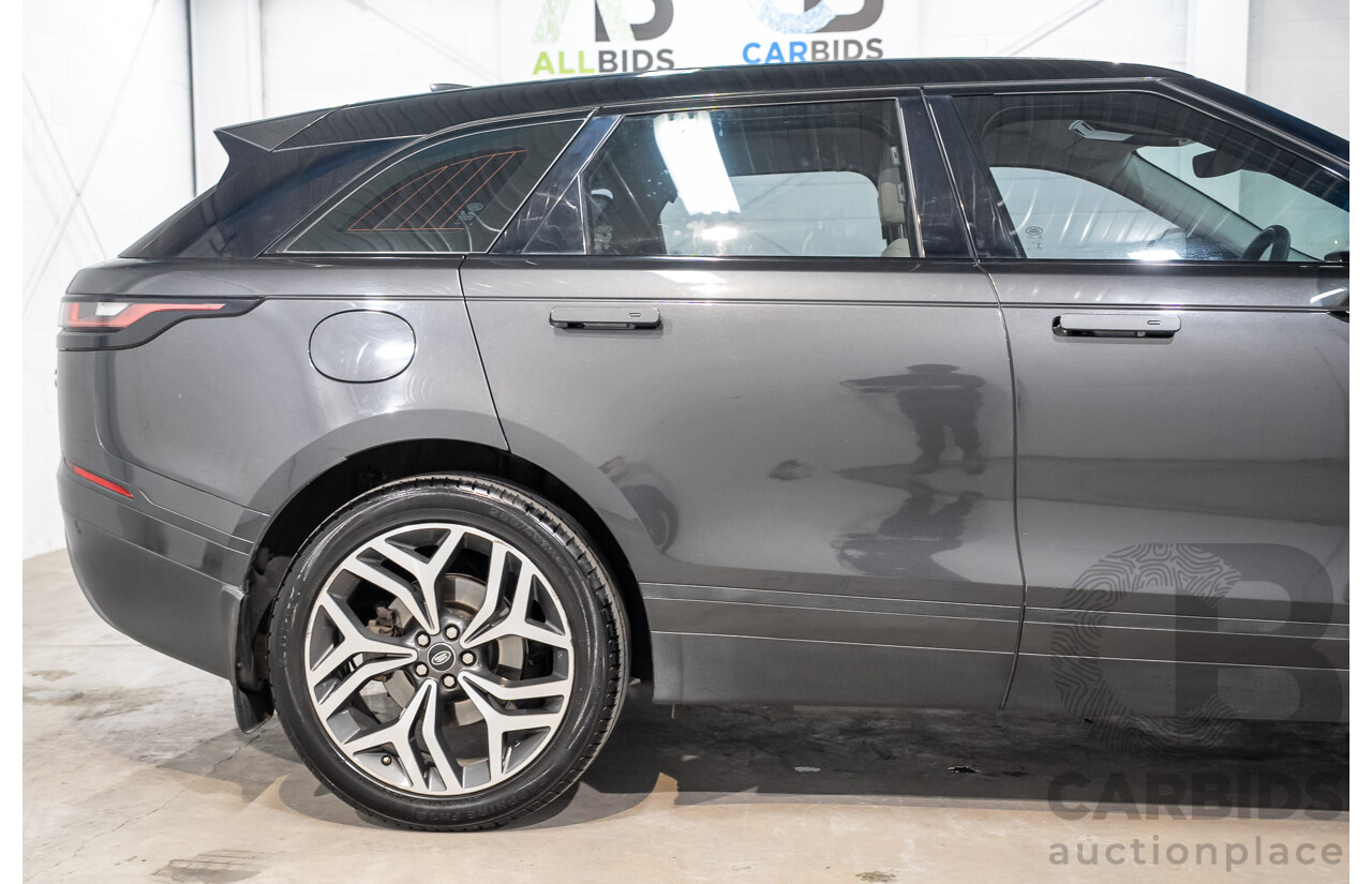 12/2017 Range Rover Velar D300 S AWD MY18 4d Wagon Storm Grey Metallic Turbo Diesel 3.0L