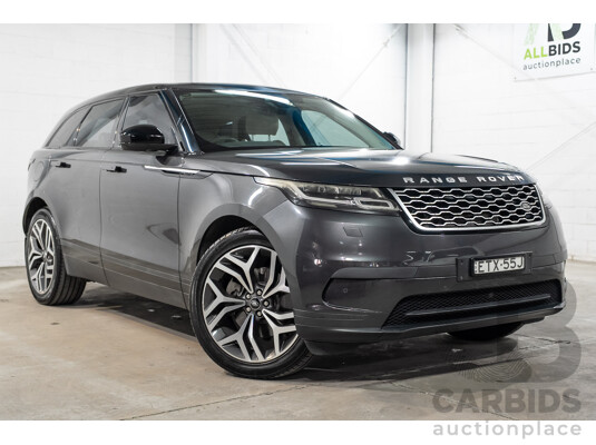 12/2017 Range Rover Velar D300 S AWD MY18 4d Wagon Storm Grey Metallic Turbo Diesel 3.0L