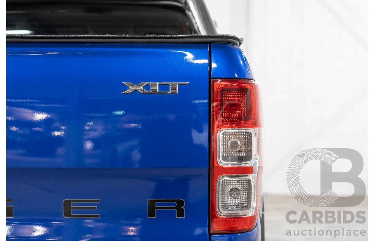 11/2014 Ford Ranger XLT 3.2 (4x4) PX Super Cab Pick Up Blue 3.2L