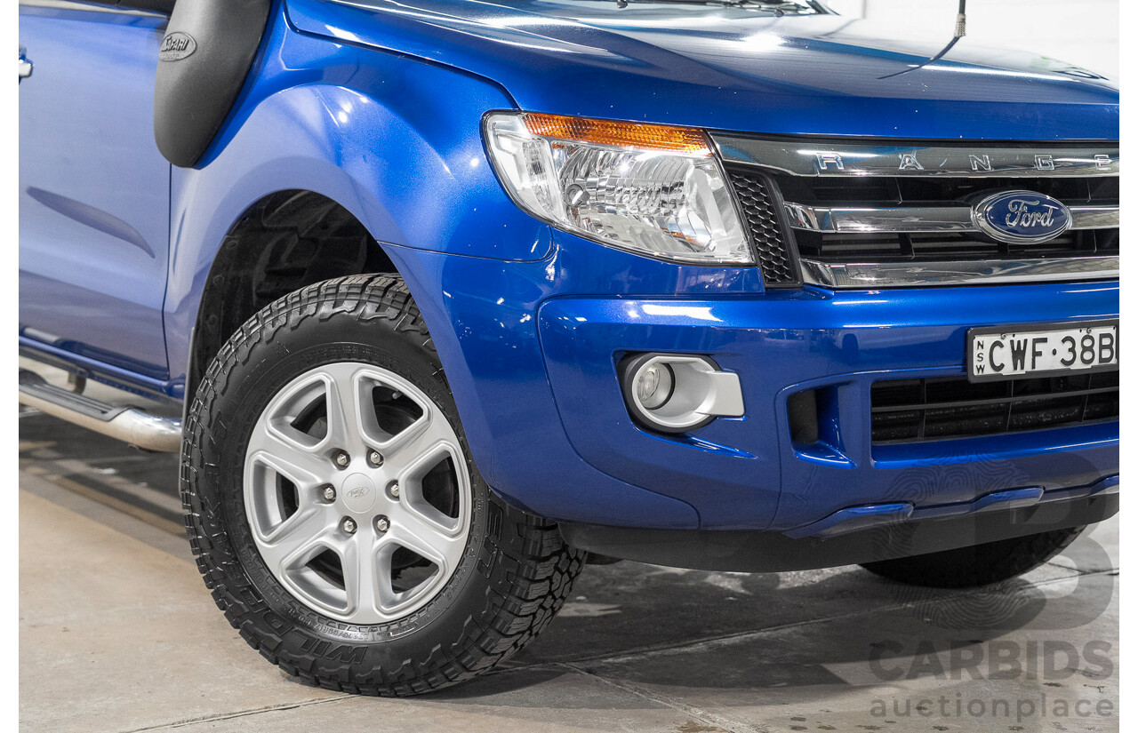 11/2014 Ford Ranger XLT 3.2 (4x4) PX Super Cab Pick Up Blue 3.2L