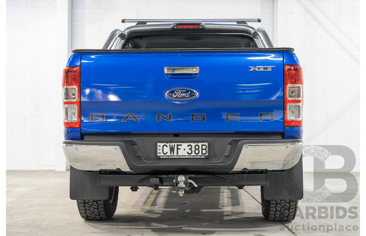 11/2014 Ford Ranger XLT 3.2 (4x4) PX Super Cab Pick Up Blue 3.2L