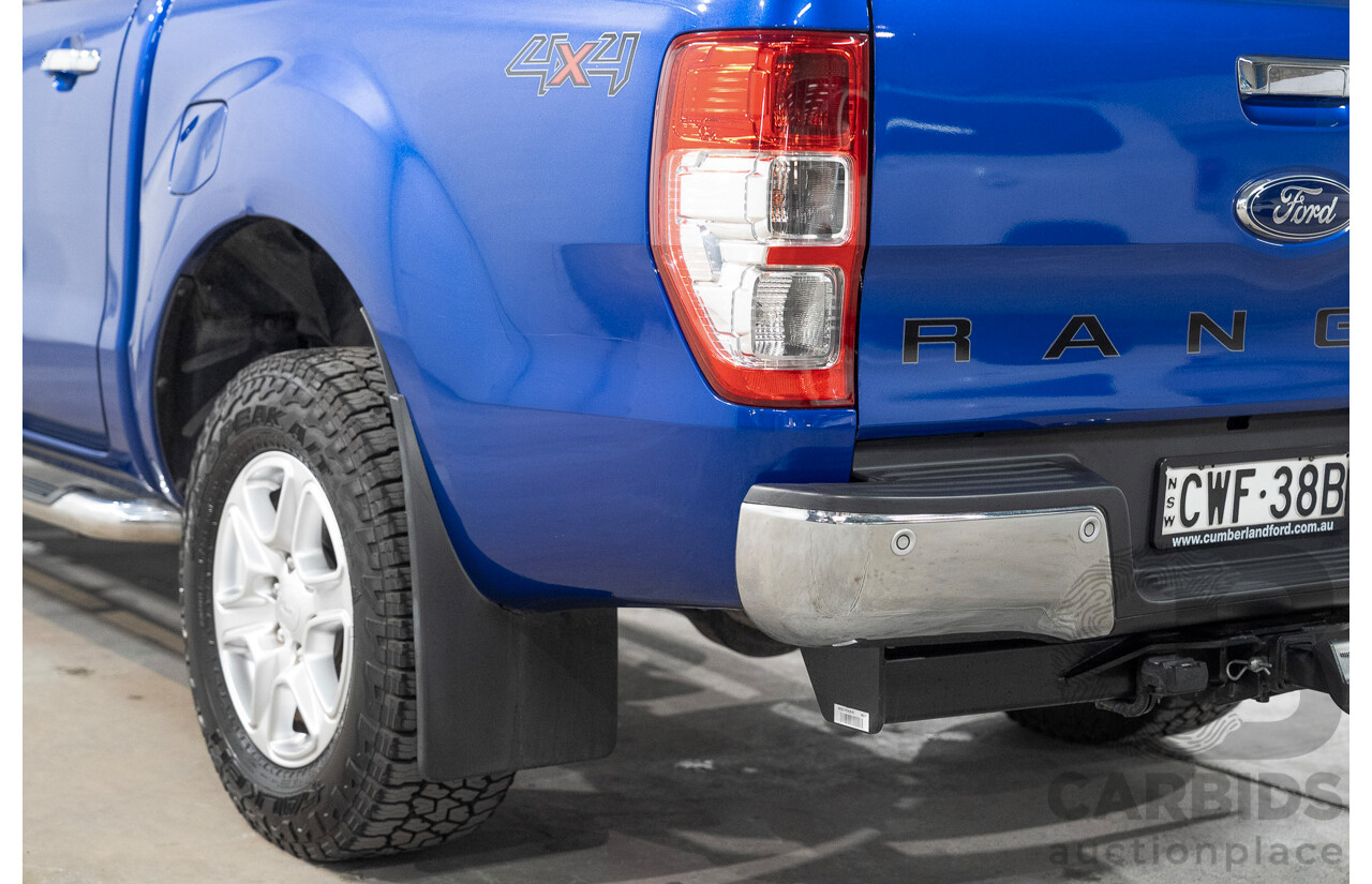 11/2014 Ford Ranger XLT 3.2 (4x4) PX Super Cab Pick Up Blue 3.2L