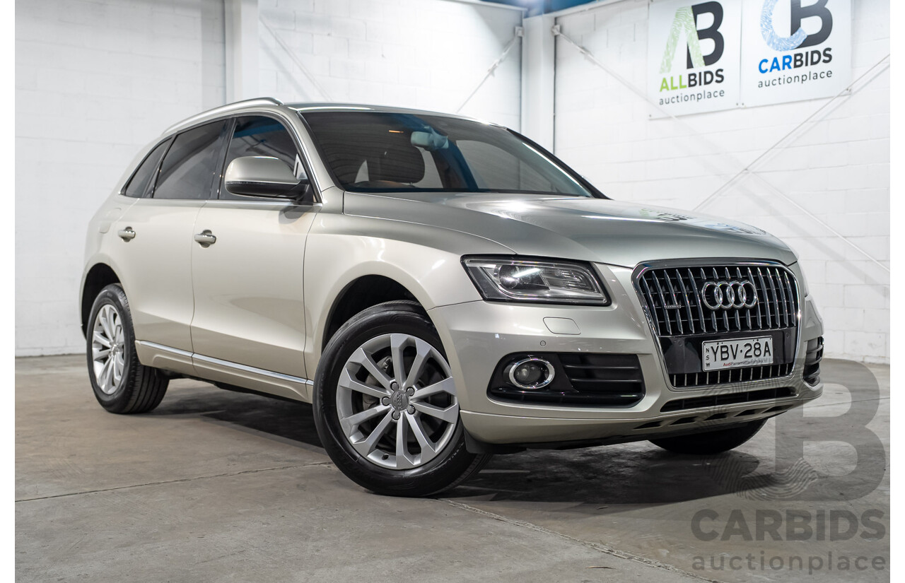 09/2014 Audi Q5 2.0 TDI Quattro (AWD) 8R MY14 4D Wagon Silver Turbo Diesel 2.0L