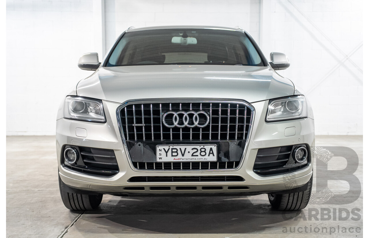 09/2014 Audi Q5 2.0 TDI Quattro (AWD) 8R MY14 4D Wagon Silver Turbo Diesel 2.0L