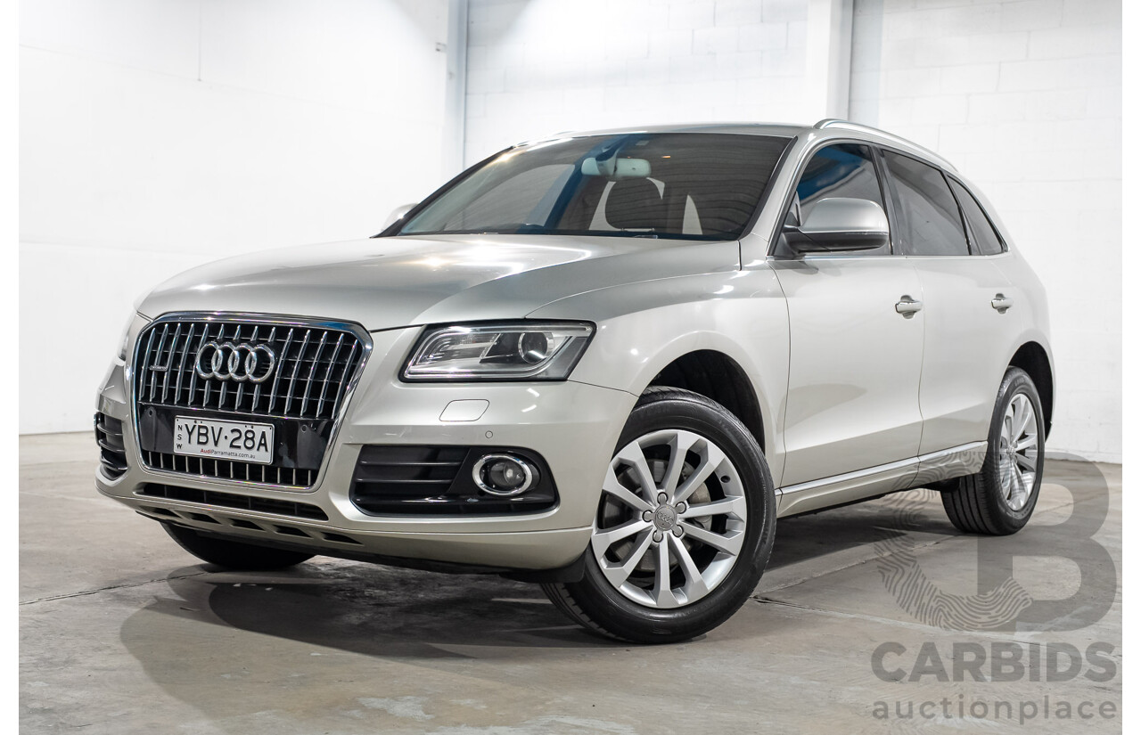 09/2014 Audi Q5 2.0 TDI Quattro (AWD) 8R MY14 4D Wagon Silver Turbo Diesel 2.0L