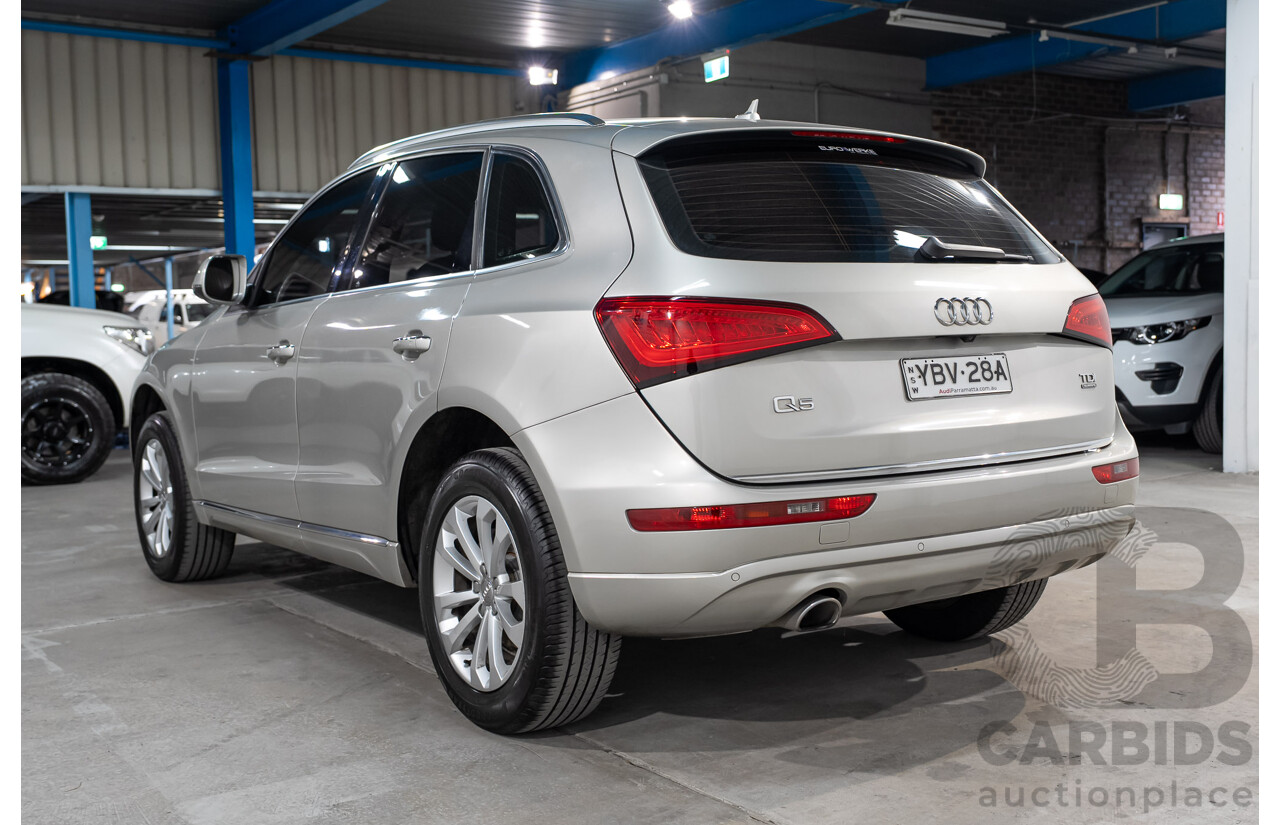 09/2014 Audi Q5 2.0 TDI Quattro (AWD) 8R MY14 4D Wagon Silver Turbo Diesel 2.0L