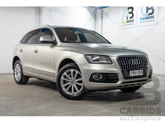 09/2014 Audi Q5 2.0 TDI Quattro (AWD) 8R MY14 4D Wagon Silver Turbo Diesel 2.0L