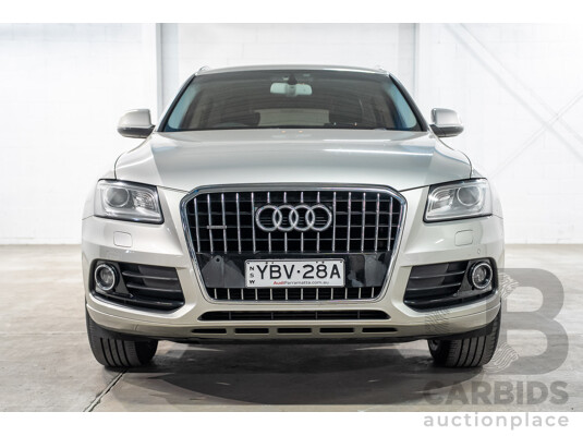 09/2014 Audi Q5 2.0 TDI Quattro (AWD) 8R MY14 4D Wagon Silver Turbo Diesel 2.0L