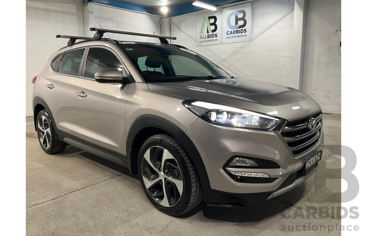 11/2016 Hyundai Tucson Highlander (AWD) TLE 4d Wagon White Turbocharged 1.6L
