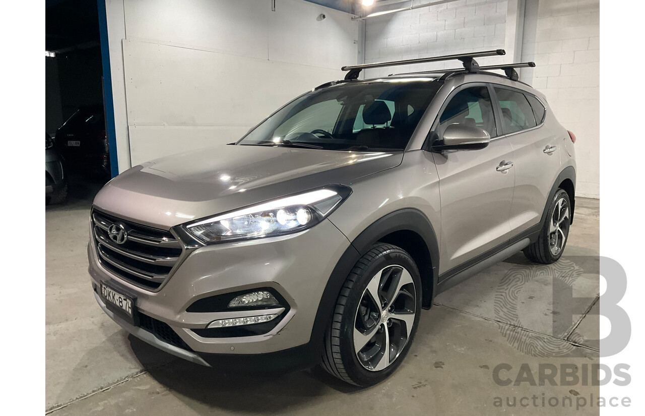 11/2016 Hyundai Tucson Highlander (AWD) TLE 4d Wagon White Turbocharged 1.6L