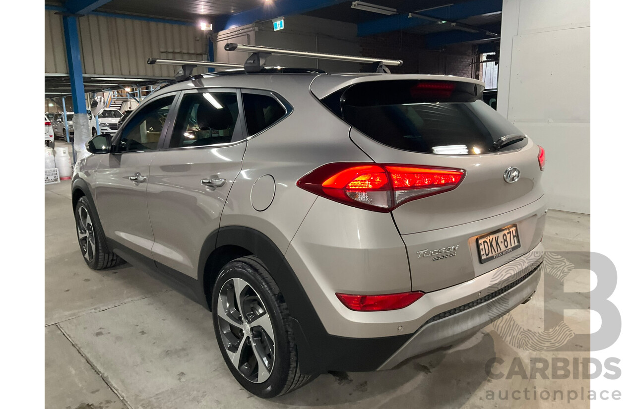 11/2016 Hyundai Tucson Highlander (AWD) TLE 4d Wagon White Turbocharged 1.6L