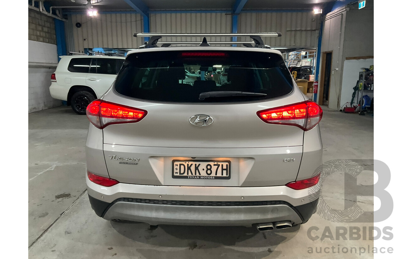 11/2016 Hyundai Tucson Highlander (AWD) TLE 4d Wagon White Turbocharged 1.6L