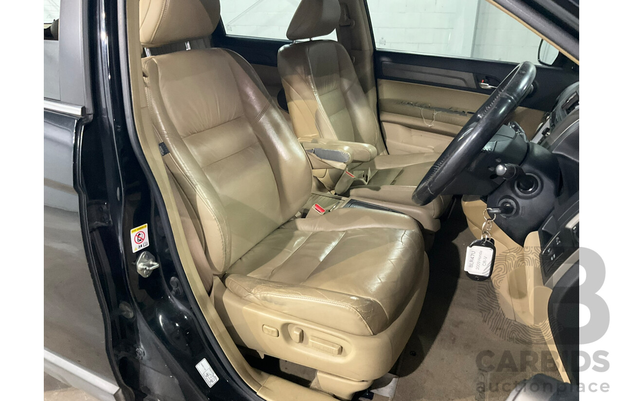10/2009 Honda Cr-V (4x4) Luxury MY07 4d Wagon Black 2.4L