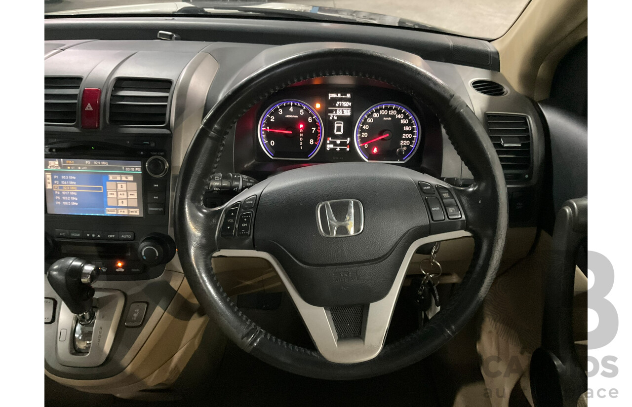 10/2009 Honda Cr-V (4x4) Luxury MY07 4d Wagon Black 2.4L