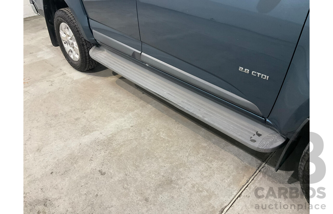 06/2014 Holden Colorado LTZ (4x4) RG MY14 Crew Cab P/Up Blue Turbo Diesel 2.8L